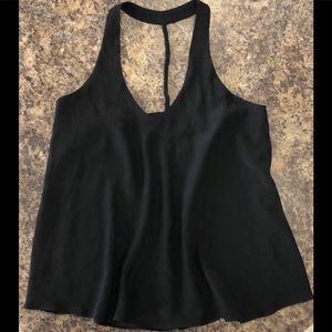 Racer Back Silk Tank